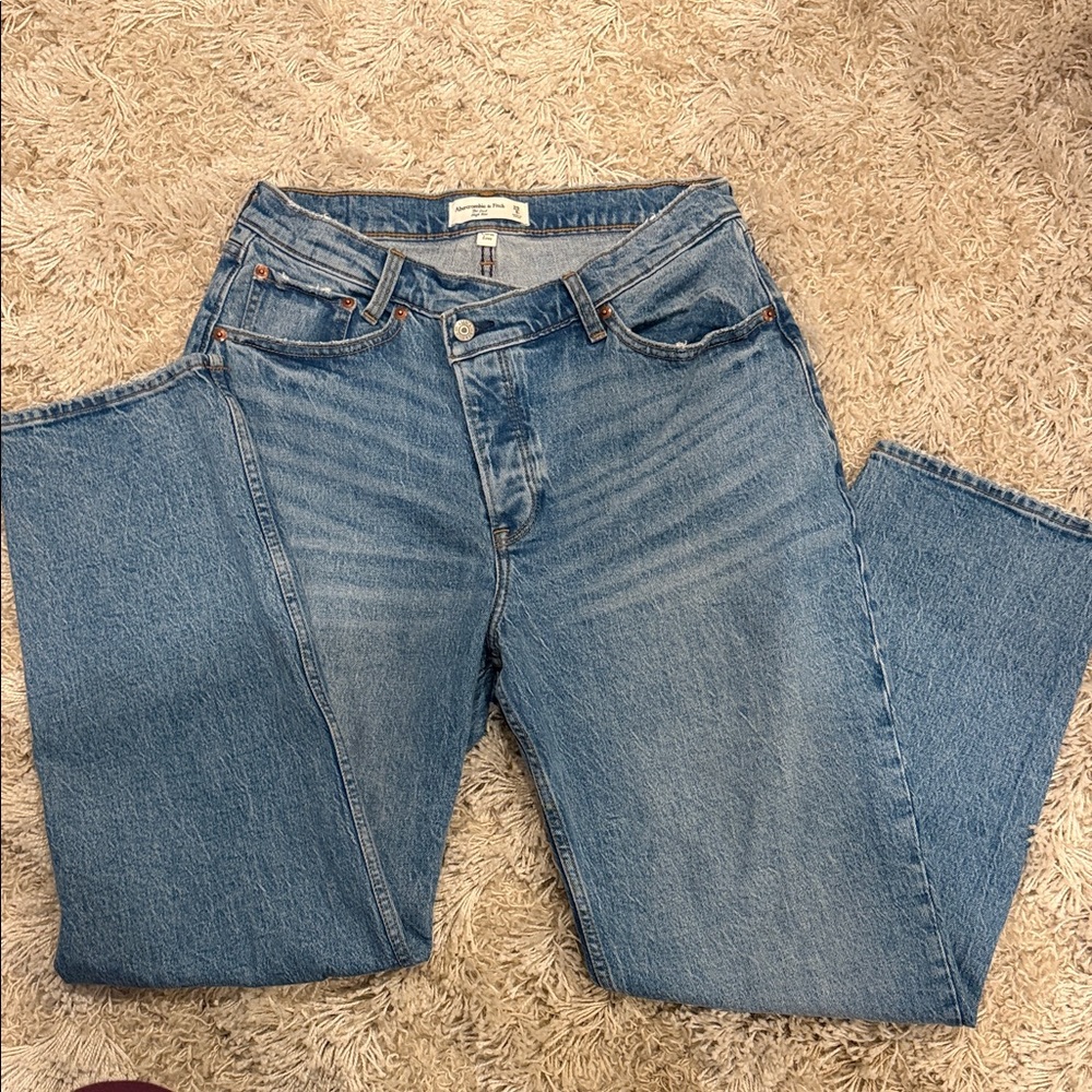 Abercrombie & Fitch The Dad Rise Curve Love Jeans